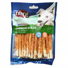 Trixie Denta Fun Chewing Rolls Chicken Палички з куркою для чищення зубів собак фото