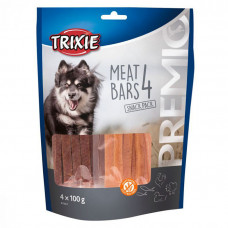 Trixie Premio 4 Meat Bars Палочки с курицей, уткой, бараниной, лососем для собак фото
