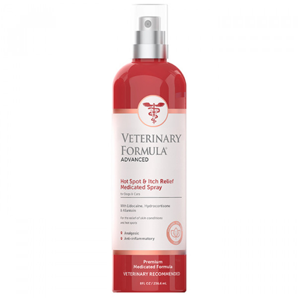 Veterinary Formula Advanced Hot Spot & Itch Relief Medicated Spray Антиаллергенный лечебный спрей для собак и кошек фото