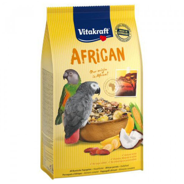 Vitakraft African Повнораційний корм для великих африканських папуг фото