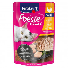Vitakraft Poesie Delice Консервированный корм с курицей для взрослых котов фото