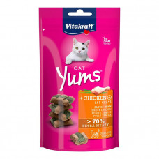 Vitakraft Cat Yums Лакомство для кошек с курицей и кошачьей мятой