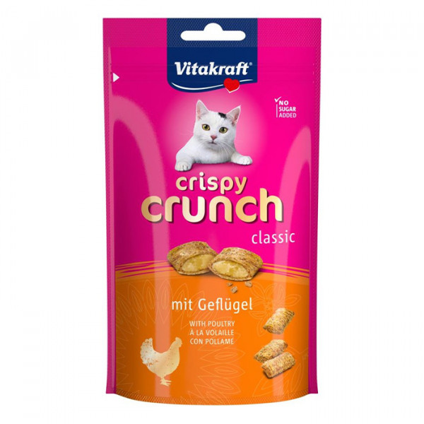 Vitakraft Crispy Crunch Ласощі для кішок з птахом фото