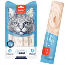 Wanpy Creamy Lickable Treats Tuna Кремовое лакомство с тунцом для котов