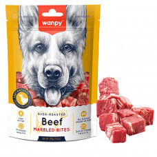 Wanpy Beef Marbled Bites Кубики мраморной говядины для собак фото