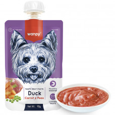 Wanpy Duck Carrot & Pea Крем-суп с уткой, морковью и горошком для собак