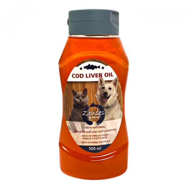 Zenses by Nerus Cod Liver Oil Олія з печінки тріски для собак та котів фото
