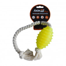 AnimAll Fun - Игрушка граната с канатом для собак 8 см фото
