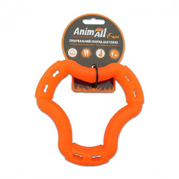 AnimAll Fun - Іграшка кільце 6 сторін для собак 15 см фото