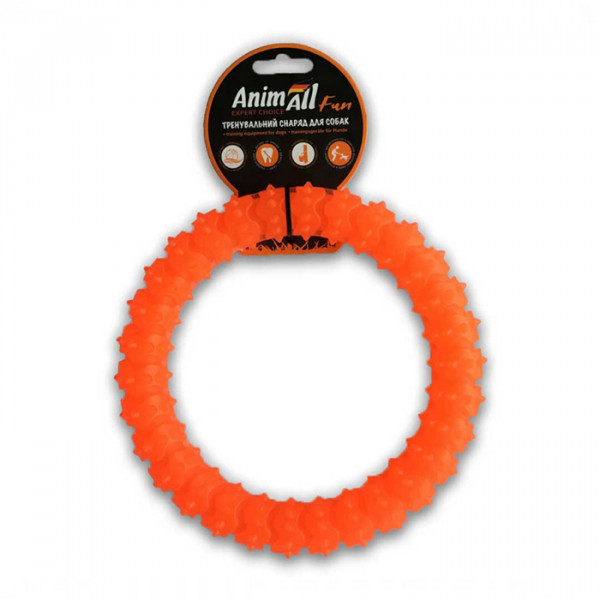 AnimAll Fun - Іграшка кільце з шипами для собак 20 см фото