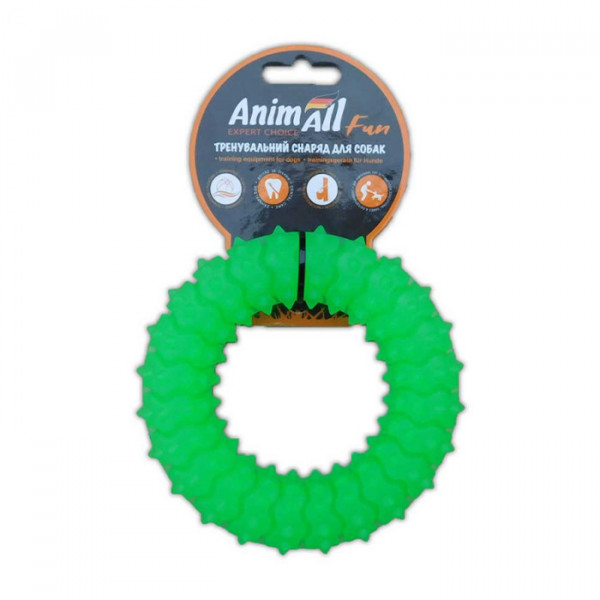 AnimAll Fun - Игрушка кольцо с шипами для собак 12 см фото