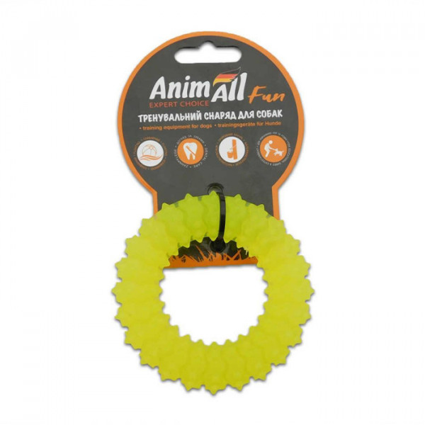AnimAll Fun - Игрушка кольцо с шипами для собак 9 см фото