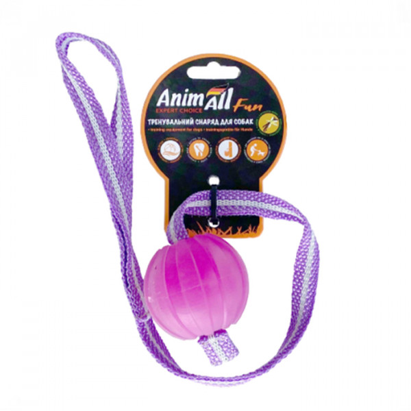 AnimAll Fun мяч-тренинг со шлейкой, 6 см фото