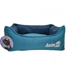 AnimAll Gama S Aqua Лежак для собак та котів, бірюзовий