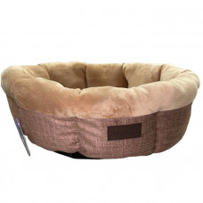 AnimAll Mary S Brown Лежак для собак и котов, коричневый фото