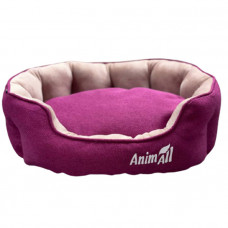 AnimAll Royal Velours М Fuchsia Лежак для собак и котов, фуксия фото