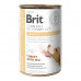 Brit Veterinary Diet Dog Hepatic Лечебный влажный корм для собак, для поддержки работы печени, индейка и горошек фото