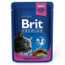 Brit Premium Cat Chicken & Turkey консерва для дорослих кішок з куркою та індичкою в апетитній підливі фото