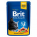 Brit Premium Cat Salmon & Trout консерва для дорослих кішок з лососем і фореллю в апетитній підливі фото