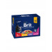 Brit Premium Cat Набор паучей семейная тарелка ассорти 4 вкуса(100g х 12шт) фото
