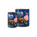 Brit Premium by Nature Chicken with Hearts консерва для собак с курицей и куриными сердечками (паштет) фото
