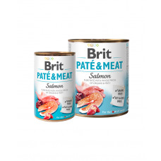 Brit Paté & Meat Dog з лососем фото