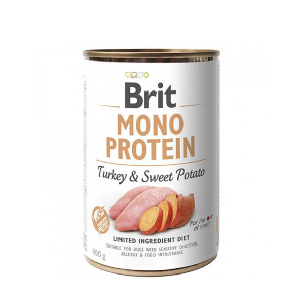 Brit Mono Protein Dog з індичкою і бататом  фото