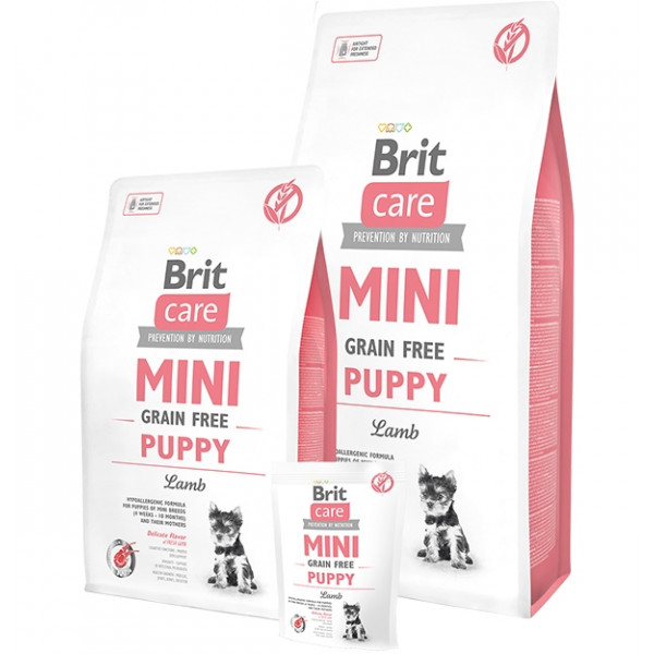 Brit Care Grain-free Mini Puppy Lamb фото