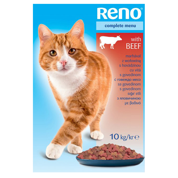 Reno Beef сухой корм для кошек со вкусом говядины фото