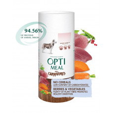 OptiMeal Беззерновой корм для взрослых собак всех пород - утка и овощи фото
