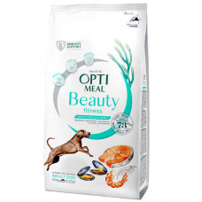 OptiMeal Beauty Fitness Healthy Weight & Joints Adult Dog Сухой корм с морепродуктами для поддержания оптимального веса взрослых собак