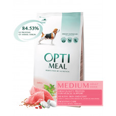 OptiMeal Для дорослих собак середніх порід (від 10 до 25 кг) - індичка