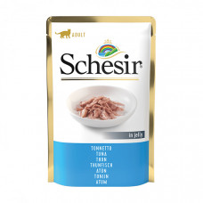 Schesir Tuna консерва для котов с тунцом в желе