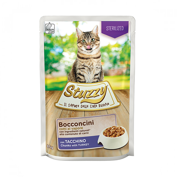 Stuzzy Cat Sterilized Turkey консерва для стерилизованных котов с индейкой фото