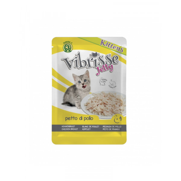Vibrisse Jelly Kittens Для кошенят з куркою в желе фото