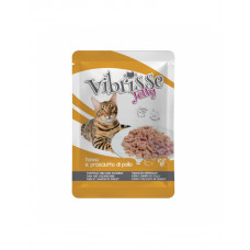 Vibrisse Jelly Для дорослих кішок з тунцем і курячою шинкою в желе