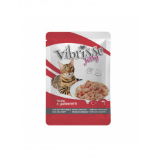 Vibrisse Jelly Для дорослих кішок з тунцем і креветками в желе фото