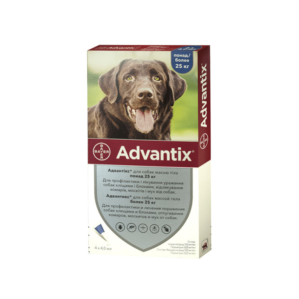 Bayer Advantix для собак более 25 кг фото