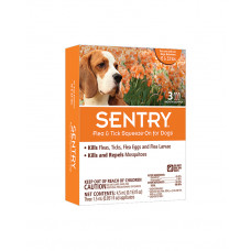 Sentry Капли на холку от блох, клещей и комаров для собак весом 7-15 кг, 1.5 мл фото