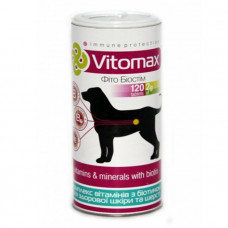 Vitomax Вітаміни для здорової шкіри та шерсті собак з біотином