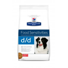 Hill's Prescription Diet Canine d/d Food Sensitivities корм для собак с лососем и рисом